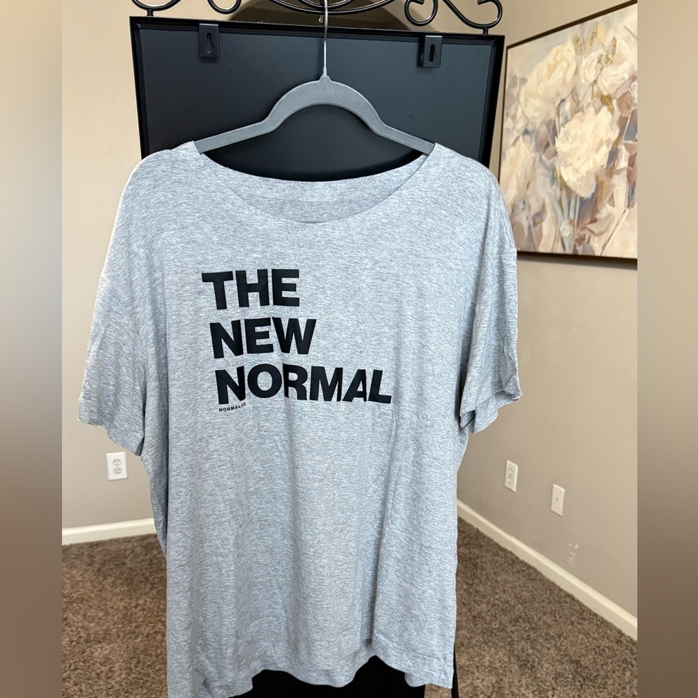 Alife Gray T-Shirt with 'Normal Life' Print